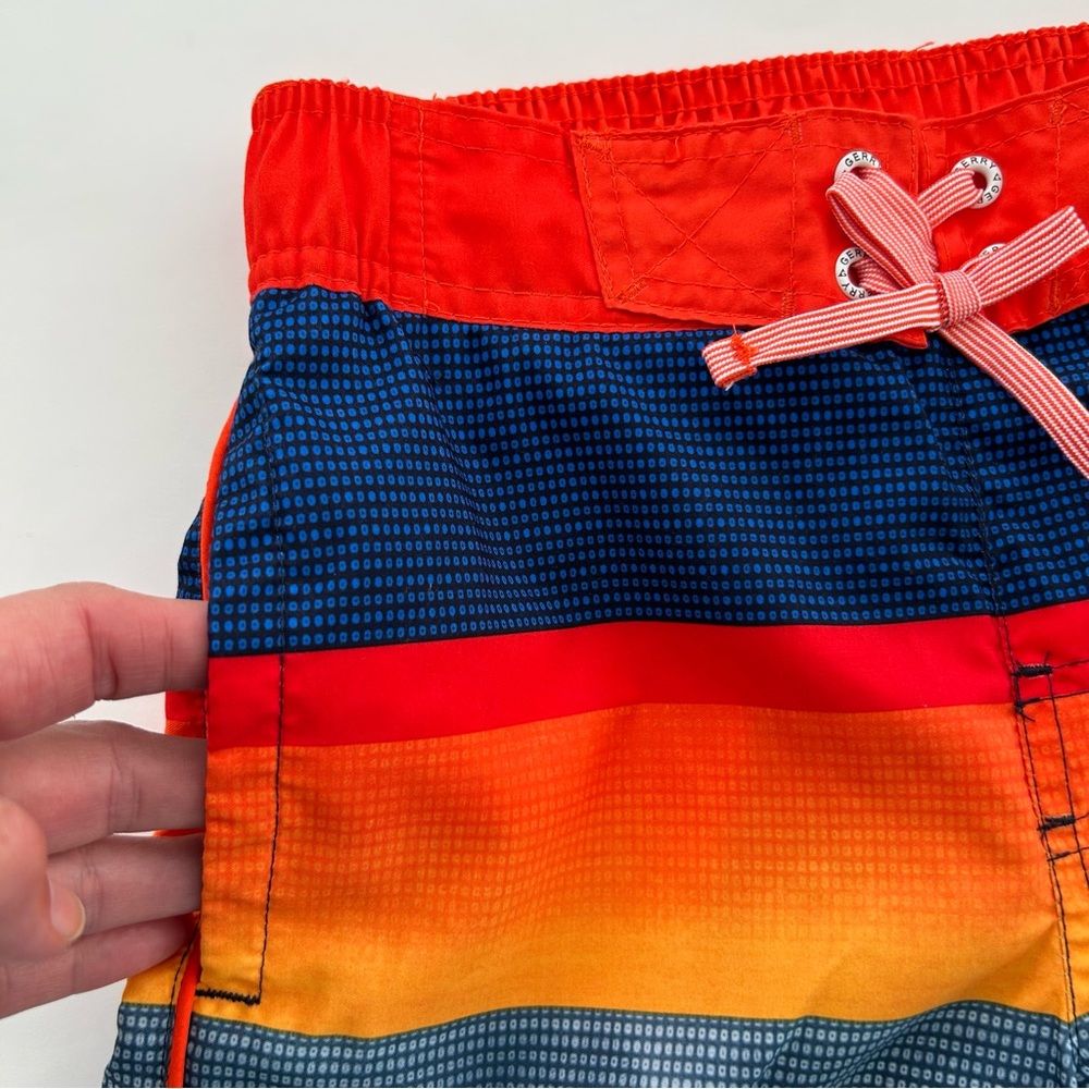 SOLD Gerry Colorblock Back Elastic Boxer Style Liner Swim BoardTrunks Size S 7/8 - Picture 4 of 11